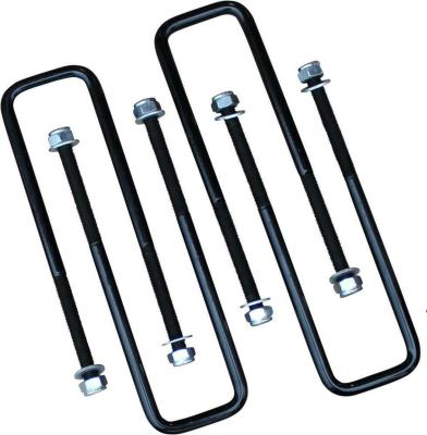 4 pcs Square U Bolts for 2.5 Inch Wide Leaf Springs 8 5/8 Inch Long 88-99 chevrolet C1500/K1500, 01-19 Silverado/Sierra 1500/01-04 Silverado/Sierra 2500/92-99 K1500/K2500 Suburban 04-14 Titan 05-23 Tacoma Freedom Off-Road