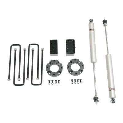 3 Inch Lift Kit Front Spacers w/ Rear Blocks and Shocks 07-18 Chevrolet Silverado 1500/07-18 GMC Sierra 1500 Freedom Off-Road