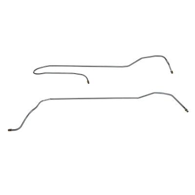 Transmission Cooler Lines For 67-69 Pontiac Firebird and Trans Am Turbo-Hydramatic 350/400 2 Piece Stainless Fine Lines