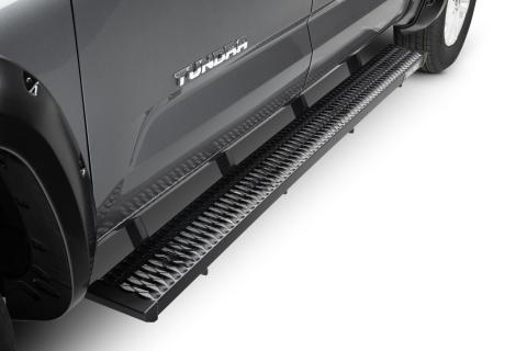 Growler Step System Cab Length (1 Step per Side) 7 Inch Board 2007-2021 Toyota Tundra CrewMax Textured Black NFab