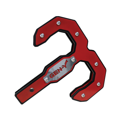 Hulk 2.5 21K Tow Hook Black/Red 2.5 Inch Shank Gen Y Hitch