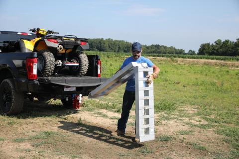 1 Pair Heavy Duty 8 foot Foldable Aluminum Loading Ramp 15 Inch x 96 Inch 3K Capacity Per Ramp Gen Y Hitch