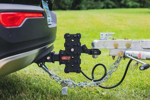 Phantom 2 5/16 Inch Single Ball Attachment 1 Inch Diameter Ball Shank 7K Towing Gen Y Hitch