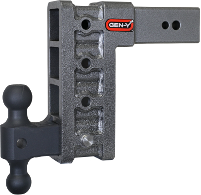 Mega Duty 3 Inch Shank 9 Inch Drop 3.5K TW 32K Hitch & GH-0161 Dual-Ball Gen Y Hitch