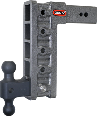 Mega Duty 3 Inch Shank 12 Inch Drop 3.5K TW 32K Hitch & GH-0161 Dual-Ball Gen Y Hitch