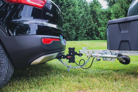 Phantom X 2.5 Inch Solid Shank 5 Inch Drop 1.6K TW 16K Hitch & GH-051 Dual-Ball Mount Gen Y Hitch