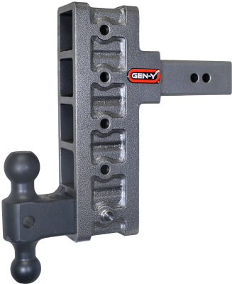 Mega Duty 2.5 Inch Offset Shank 3 Inch Rise, 9 Inch Drop 3K TW 21K Hitch & GH-061 Dual-Ball Gen Y Hitch