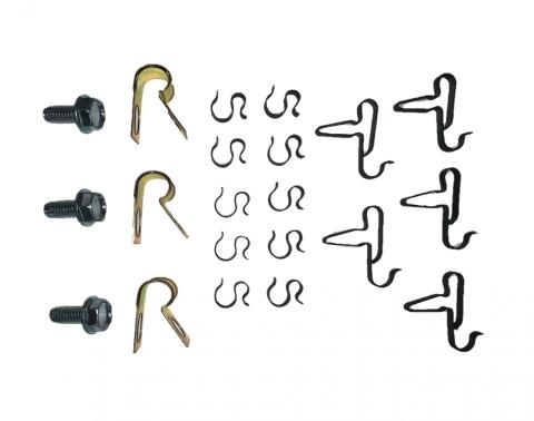Fuel Clips For 70-74 E-Body 71-74 B-Body 3/8+1/4 Fuel Clips Fine Lines