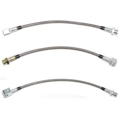 Brake Hose Kit For 71-72 Chevy C10 Front Brake Hose and Drop Hose Kit Braided Stainless Fine Lines