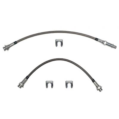 Brake Hose Kit For 66 Mopar B-Body w/ Dana Kit Braided Stainless Fine Lines