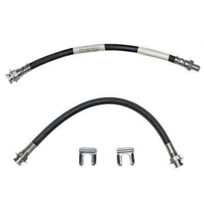 Brake Hose Kit For 66 Mopar B-Body w/ 8 3/4 Inch Rear Axle Kit Braided Stainless Fine Lines