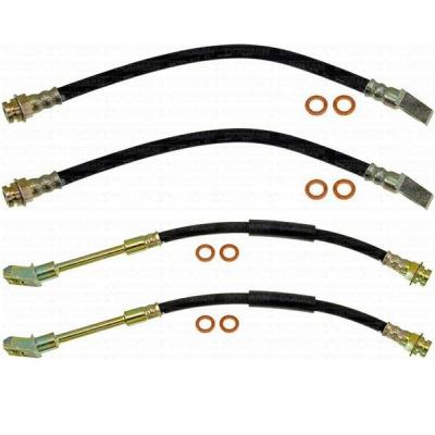 Brake Hose Kit For 84-87 Corvette Complete Kit Rubber Fine Lines