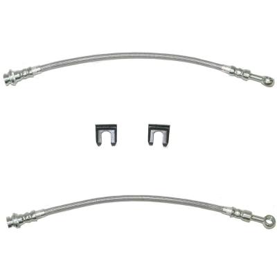 Brake Hose For 93-97 F-Body Front Braided Stainless Fine Lines
