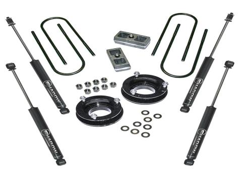 2 Inch Lift Kit 2003-2013 Dodge Ram 2500, 2003-2012 Ram 3500, and 2006-2013 Ram 1500 Mega Cab with Superlift Shocks Superlift