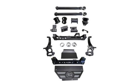 5 Inch Lift Kit 2021-2024 Ford Bronco 4-Door 4WD Non-Sport with Sasquatch Package Will not fit Sport , Wildtrack, First Edition, or Raptor models or models without Sasquatch Package. Superlift