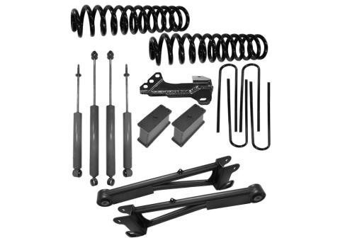 2 Inch Coil Spring Lift Kit 2011-2016 Ford F-250/F-350 4WD with Radius Arms and Superlift Shocks Superlift