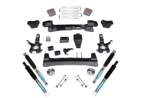 6 Inch Lift Kit 1999-2006 Chevy Silverado and GMC Sierra 1500 4WD Knuckle Kit with Bilstein Shocks Superlift