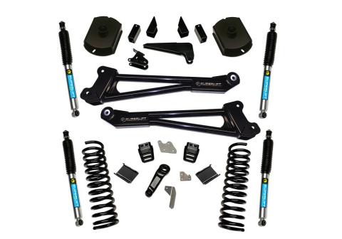4 Inch Lift Kit 2014-2018 Ram 2500 4WD Diesel Engine Replacement Radius Arms with Bilstein Shocks Superlift