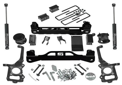 4.5 Inch Lift Kit 2015-2020 Ford F-150 4WD with Superlift Rear Shocks Superlift