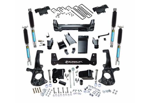 6 Inch Lift Kit 2011-2019 Chevy Silverado and GMC Sierra 2500HD or 3500HD 4WD Knuckle Kit with Bilstein Shocks Superlift