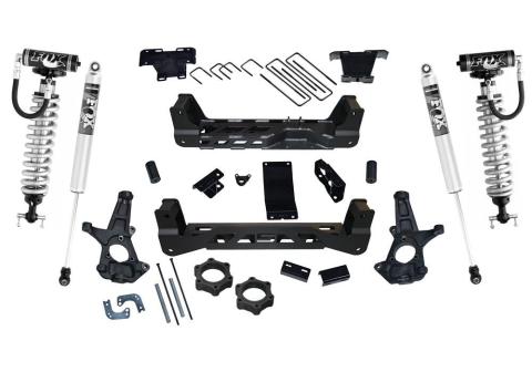 6.5 Inch Lift Kit 2014-2016 Chevy Silverado/GMC Sierra 1500 4WD with Cast Steel Control Arms with Fox Coilovers and Rear Shocks Superlift