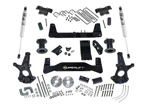 6.5 Inch Lift Kit 2007-2013 Chevy Silverado/GMC Sierra 1500 4WD with Fox 2.0 Series Shocks Superlift