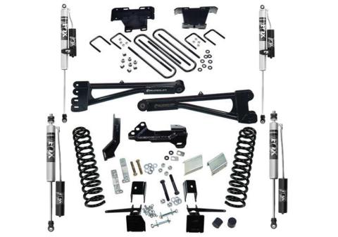 4 Inch Lift Kit 2017-2022 Ford F-250/350 4WD Diesel Engine with Replacement Radius Arms with Fox 2.0 Reservoir Shocks Superlift