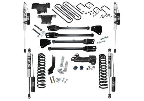 4 Inch Lift Kit 2017-2022 Ford F-250/350 4WD Diesel Engine with 4-Link Conversion with Fox 2.0 Reservoir Shocks Superlift