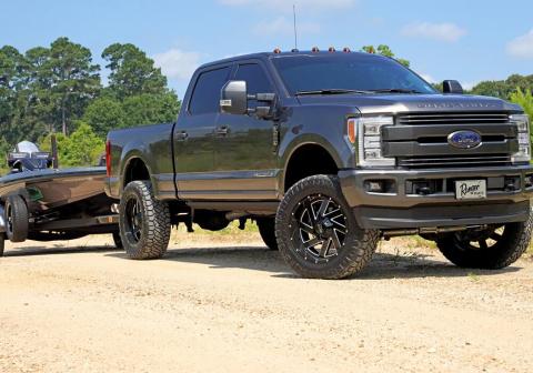 6 Inch Radius Arm Lift Kit 2017-2022 Ford F-250 and F-350 Super Duty with Superlift Shocks 4WD Diesel Only Superlift