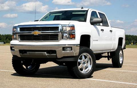6.5 Inch Lift Kit 2007-2016 Chevy Silverado/GMC Sierra 1500 2WD with Cast Steel Control Arms with Fox Shocks Superlift
