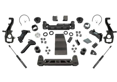 6 Inch Lift Kit 2019-2025 (New Body Style) Ram 1500 4WD without Factory Air Ride Suspension without factory 22 Inch wheels Superlift