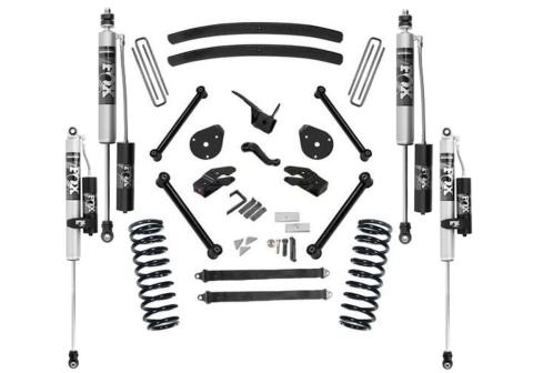 5 Inch Lift Kit 1994-1999 Dodge Ram 2500/3500 4WD Diesel and V-10 with Fox 2.0 Reservoir Shocks Superlift