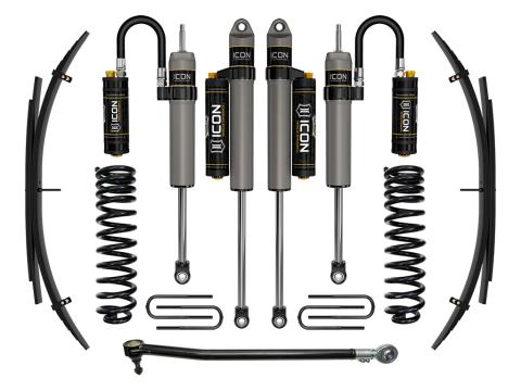 2017-2019 Ford F-250/F-350 4WD Diesel 2.5 Inch Lift Stage 4 Suspension System W/ Expansion Packs Icon Vehicle Dynamics