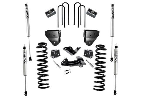 4 Inch Lift Kit 2005-2007 Ford F-250/350 4WD Diesel Engine without 4-Link Conversion with Fox 2.0 Series Shocks Superlift