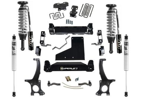6 Inch Lift Kit 2007-2021 Toyota Tundra 4WD (will not work on Trd Pro/Rock Warrior/Xsp-X Models) with Fox Coilovers and Rear Shocks Superlift