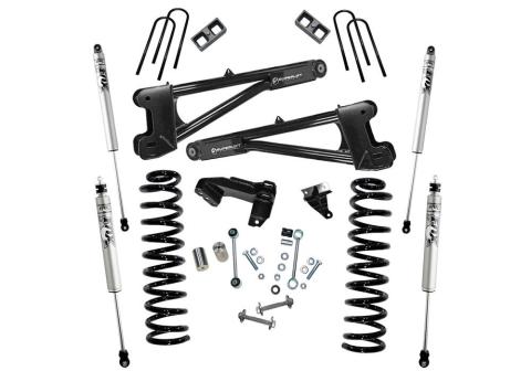 4 Inch Lift Kit 2008-2010 Ford F-250/350 4WD Diesel Engine with Replacement Radius Arms with Fox 2.0 Series Shocks Superlift