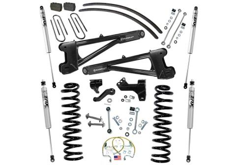 6 Inch Lift Kit 2008-2010 Ford F-250/350 4WD Diesel Engine with Replacement Radius Arms with Fox 2.0 Series Shocks Superlift