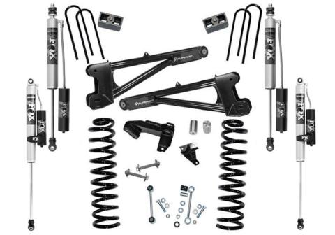 4 Inch Lift Kit 2011-2016 Ford F-250/350 4WD Diesel Engine with Replacement Radius Arms with Fox 2.0 Reservoir Shocks Superlift
