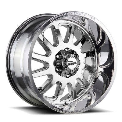Aluminum Wheels 20x10 M17 C Series Chrome 8 On 165.1 Bolt Pattern -19 Offset Off Road Monster