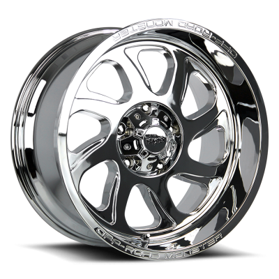 Aluminum Wheels 20x10 M22 C Series Chrome 8 On 165.1 Bolt Pattern -19 Offset Off Road Monster