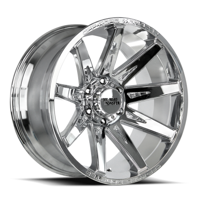 Aluminum Wheels 20x10 M25 C Series Chrome 6 On 139.7 Bolt Pattern -19 Offset Off Road Monster