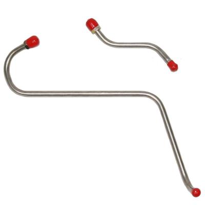 Pump to Carburetor Fuel Line For 64 Mopar B-Body 220 330 440 273CID 2BBL 2 Set Steel Fine Lines