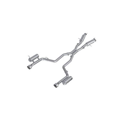 11-Present Dodge Durango 3.6L, Armor Lite 3-Inch Cat-Back Dual Split Rear, Street Profile MBRP