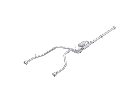 2025-Up Ram 1500 3.0L SST SO Armor Lite 3 inch Cat-back 2.5 Inch Dual Split Rear Exhaust with Polished Tips MBRP