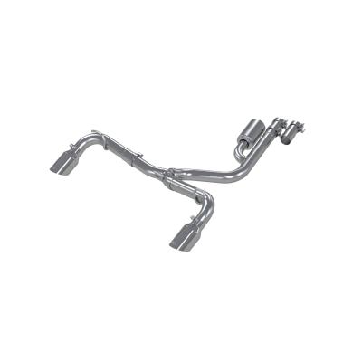 21-24 Ford Bronco Sport 2.0L EcoBoost Aluminized Steel 2.5 Inch Resonator-Back Dual Split Rear Exit MBRP Exhaust System