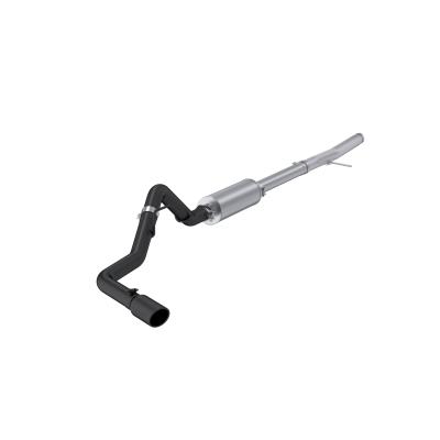 2024-Up Ford Ranger 2.3L Ecoboost Armor BLK Black-Coated Aluminized Steel 3-Inch Cat-Back Single Side Exit with Black Tip MBRP