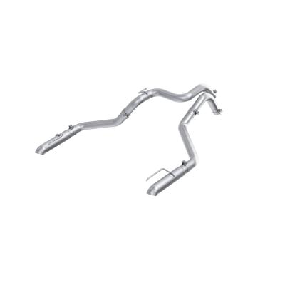 24-Present Ford Ranger Raptor 3.0L EcoBoost, Armor Pro 3-Inch Axle-Back Dual Rear Turn-Down MBRP