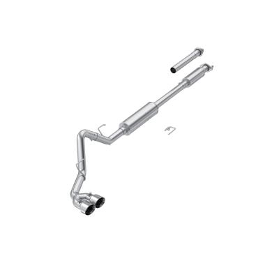 15-20 Ford F-150 2.7L, 3.5L and 5.0L Armor Lite 3-Inch Cat-Back Passenger Side Exit with Polished Tips MBRP