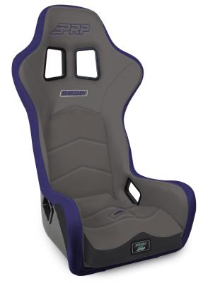 Shreddy Edition Alpha Composite Seat Extra Wide Gray and Purple PRP Seats