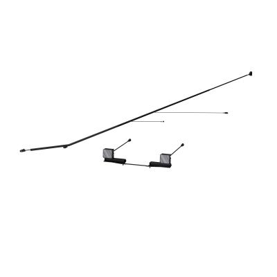 24-26 Ford Ranger, Black-Coated, Bumper Light Kit Amber Spot Beam MBRP